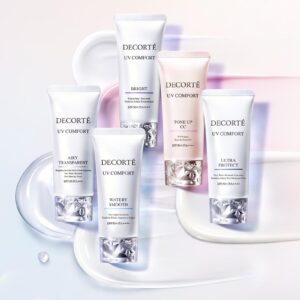 コスメデコルテの日やけ止めが進化、うるおいUVやクリアカラーの透明UV