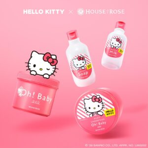 ハウス オブ ローゼ×サンリオ「ハローキティ」の夏ボディ スムーザー、“せっけんの香り”ソープも